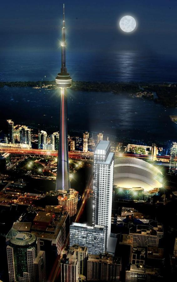 Grand View 2Br/2Ba Condos Cn Tower,Union,Tiff/Mtcc โตรอนโต ภายนอก รูปภาพ